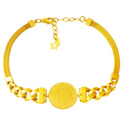 Trend Quarter Gold 14K Bracelet