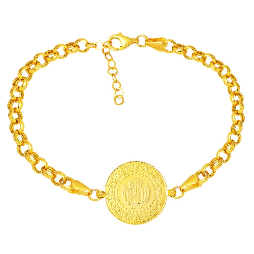 Doç Chain Quarter Gold Bracelet