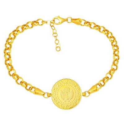 Doç Zincirli Quarter Goldlı Bracelet