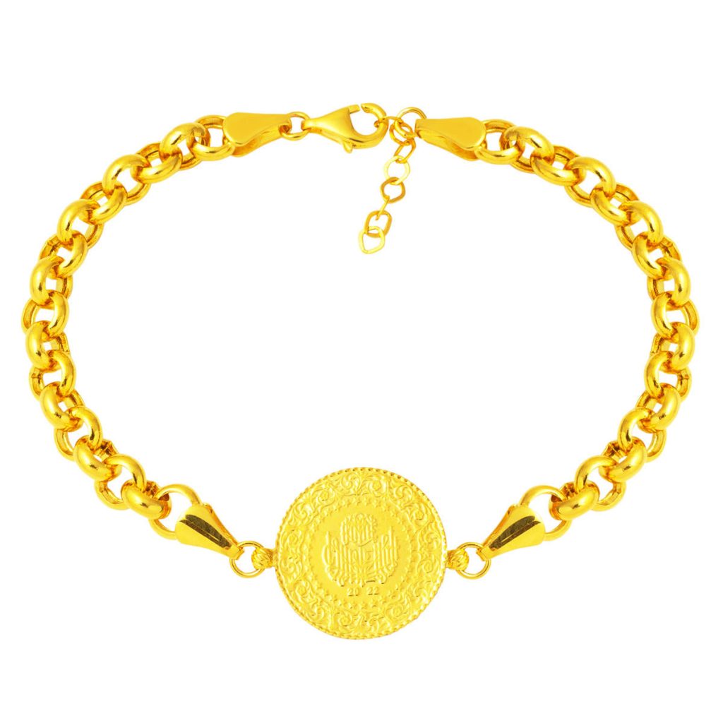 Thick Doç Gold Chain Quarterli Bracelet
