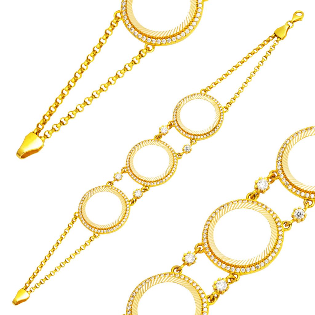 3 Quart Takılabilen 14 Carats Or Bracelet