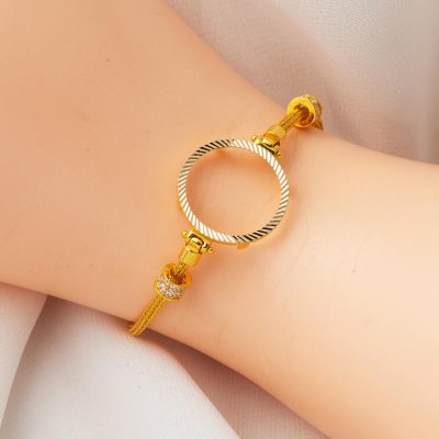 Çeyrek Altın Takılabilen 14 Ayar Bileklik - 14K - 6.13g - EZ Gold