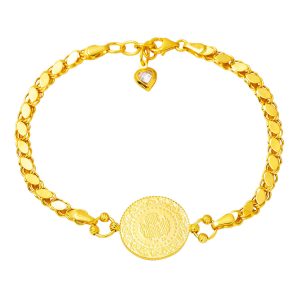 Halep a Chaine Quart en Or Bracelet