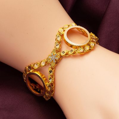 Kar Tanesi 3 Çeyreklik Altın Bileklik - 14K - 13.75g - EZ Gold