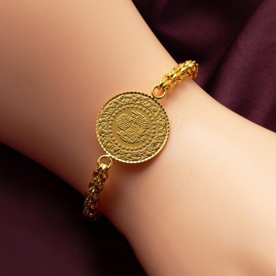 Kral Zincirli Yarım Altınlı Bileklik - 22K - 7.85g - EZ Gold