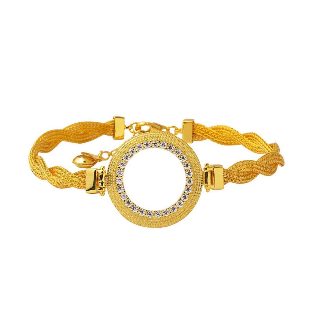 Twist Chain Quarter Goldlık 14 Karat Bracelet