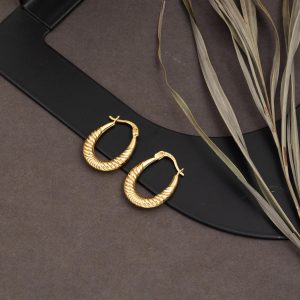 Torsadé Creole Or Boucle d&rsquo;Oreille