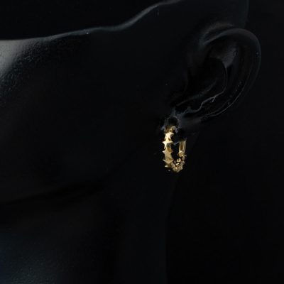Starlar 14K Gold Earring Orta Boy - 14K - 2.39g - EZ Gold