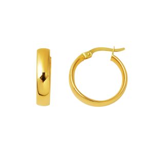 Spor Women's Hoop Gold Earring 14 Karat