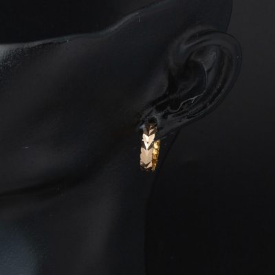 Başak Model Spor 14K Hoop Gold Earring - 14K - 2.58g - EZ Gold
