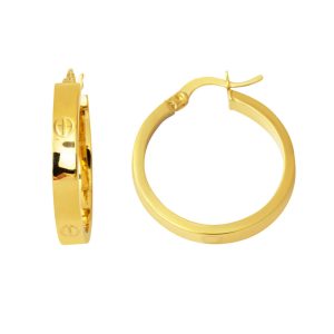 14 Carats Cartier Or Creole Boucle d&rsquo;Oreille