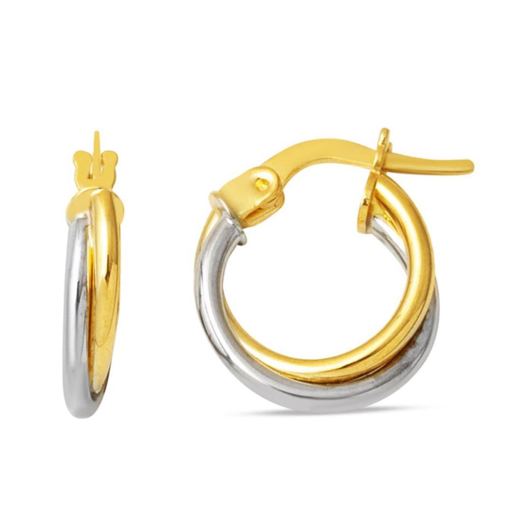 14 Karat Gold 2 cm Çaplı Hoop Earring