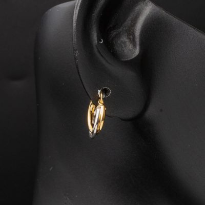 1,5 cm Çaplı 14 Ayar Halka Altın Küpe - 14K - 1.2g - EZ Gold