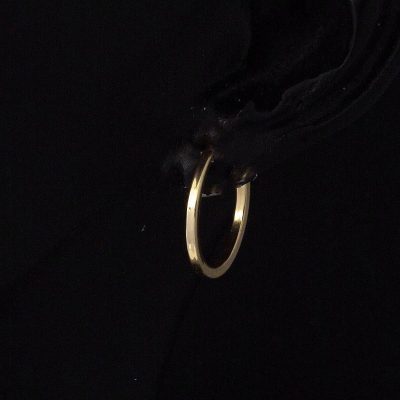 2 cm. Çaplı 14 Ayar Altın Halka Küpe - 14K - 1.77g - EZ Gold