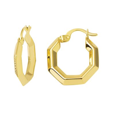 Tendance Köşeli Or Boucle d'Oreille