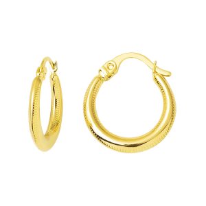 Or Creole Boucle d&rsquo;Oreille (2 cm Çaplı )
