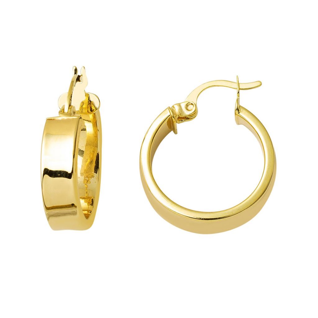 Classique Düz Halep Or Boucle d&rsquo;Oreille