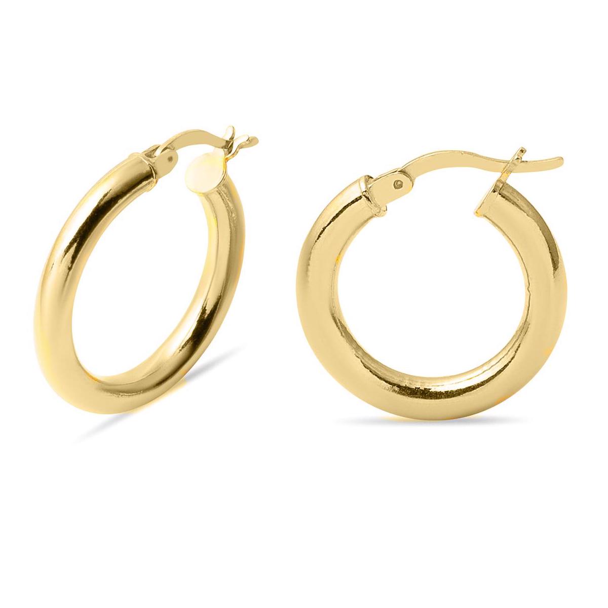 İzmir Hoop Gold Earring (2.5 cm Çaplı)