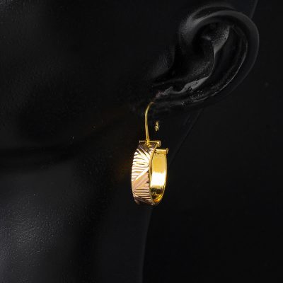 Halep 14K Plain Gold Earring - 14K - 2.15g - EZ Gold