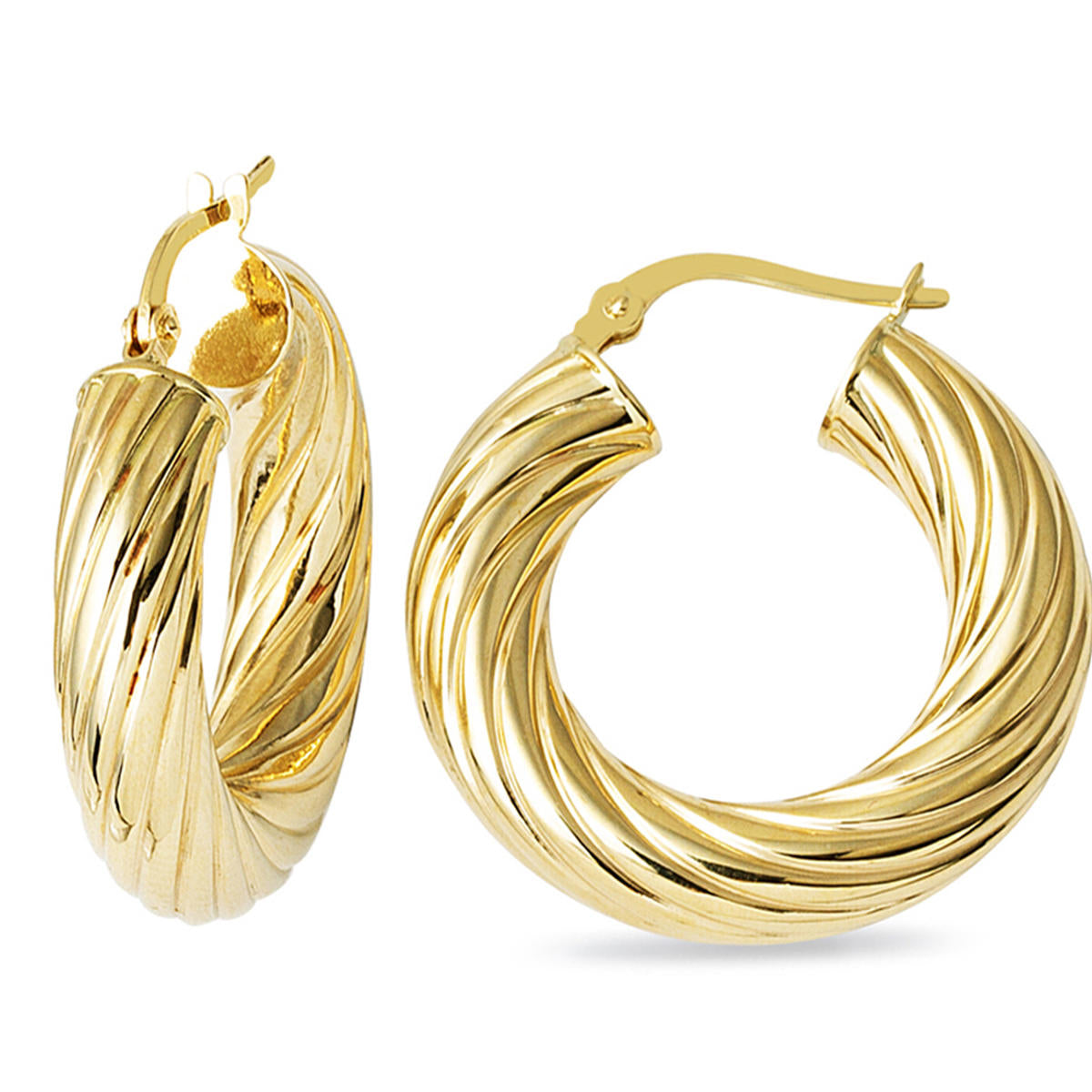 The Bomb 3,2 cm Çaplı Hoop Gold Earring