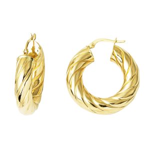 The Bomb 2,2 cm Çaplı Gold Hoop Earring
