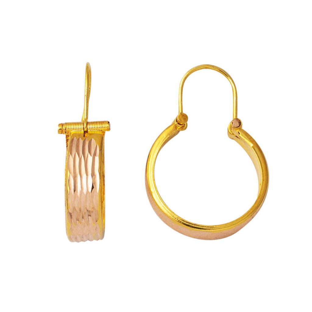 Kalemli 14 Carats Or Halep Boucle d&rsquo;Oreille
