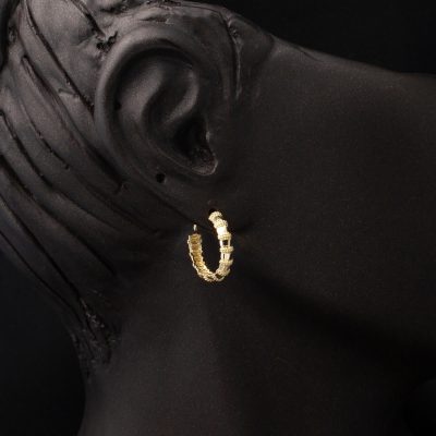 Sultan Halka 14 Ayar Altın Küpe - 14K - 2.53g - EZ Gold