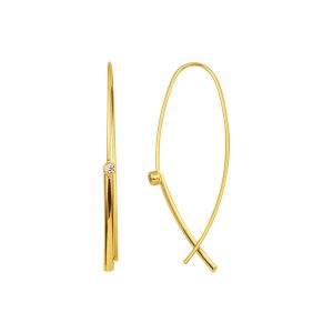 Italian Model Telli 14 Karat Gold Earring