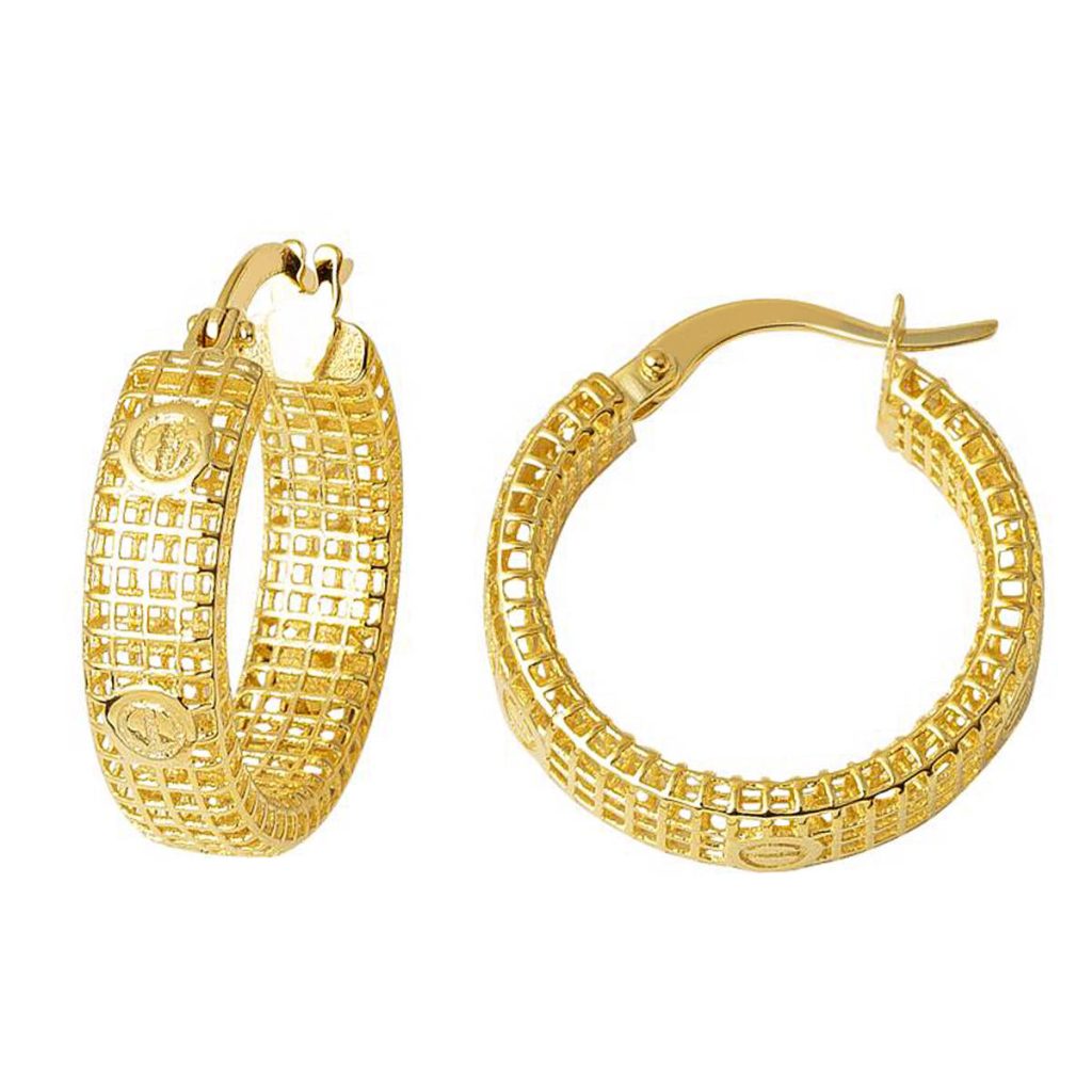 14 Carats Or 2 cm. Creole Boucle d&rsquo;Oreille