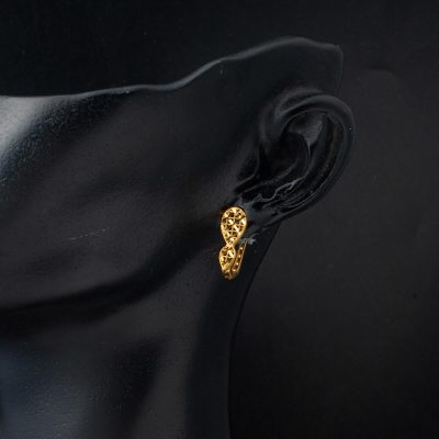 22 Carats Or sans Pierre Klipsli Boucle d'oreille - 22K - 2.25g - EZ Gold