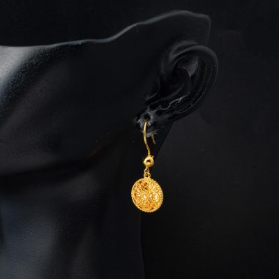 Telkari İşlemeli Sallanan 14 Carats Boucle d'oreille Or - 14K - 4.15g - EZ Gold