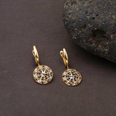 Madalyon Tree of Life 14K Sallantılı Earring - 14K - 2.7g - EZ Gold