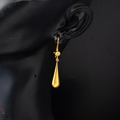 Su Dropsı Sallantılı 14K Gold Earring - 14K - 2.2g - EZ Gold