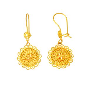 Yaşam Gülü 22 Carats Or Femme Boucle d&rsquo;Oreille