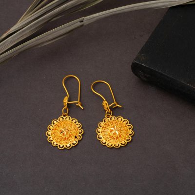 Yaşam Gülü 22 Carats Or Femme Boucle d'oreille - 22K - 4.65g - EZ Gold