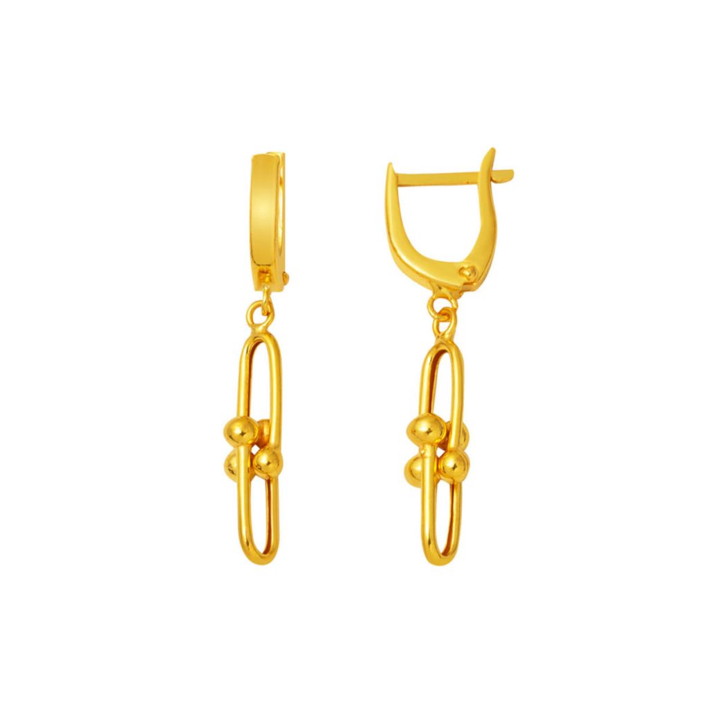 22 Carats Tiffany Pendante Or Boucle d&rsquo;Oreille