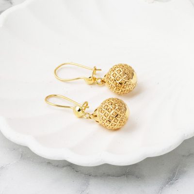 Yaşam Topu Sallantı Or Boucle d'oreille 14 Carats - 14K - 3.65g - EZ Gold