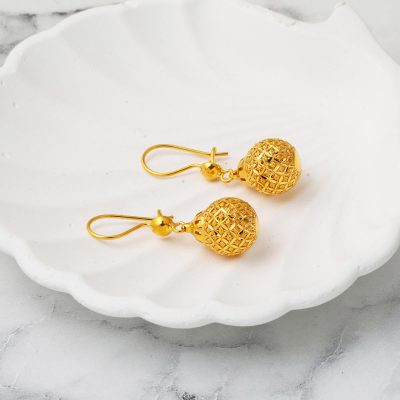 Yaşam Topu Sallantılı 22 Carats Or Boucle d'oreille - 22K - 5.03g - EZ Gold