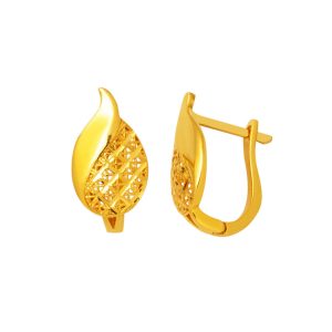 Lale Design 22 Carats Jaune Or Boucle d&rsquo;Oreille