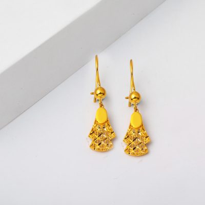 Anadolu Sallantılı 22K Gold Women's Earring - 22K - 4.1g - EZ Gold