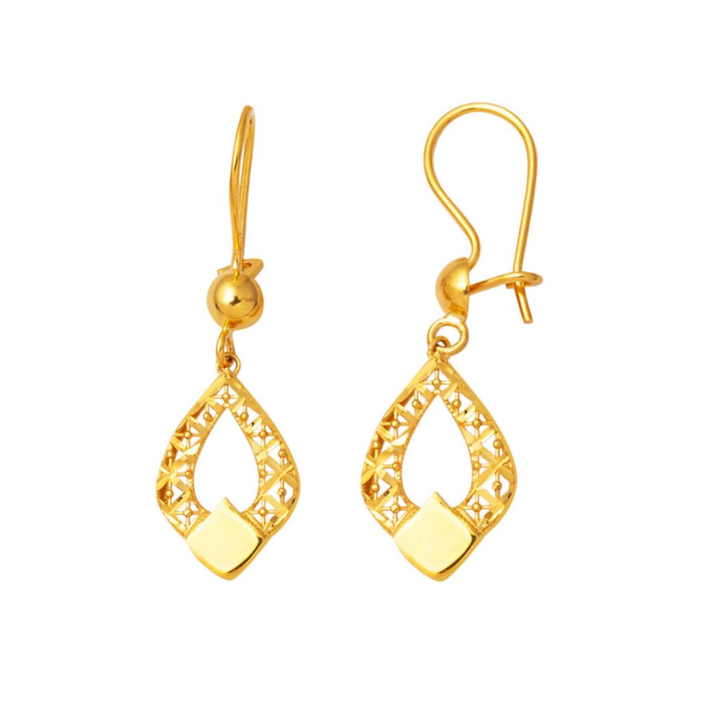 Miras Gouttesı 22 Carats Or Pendante Boucle d&rsquo;Oreille