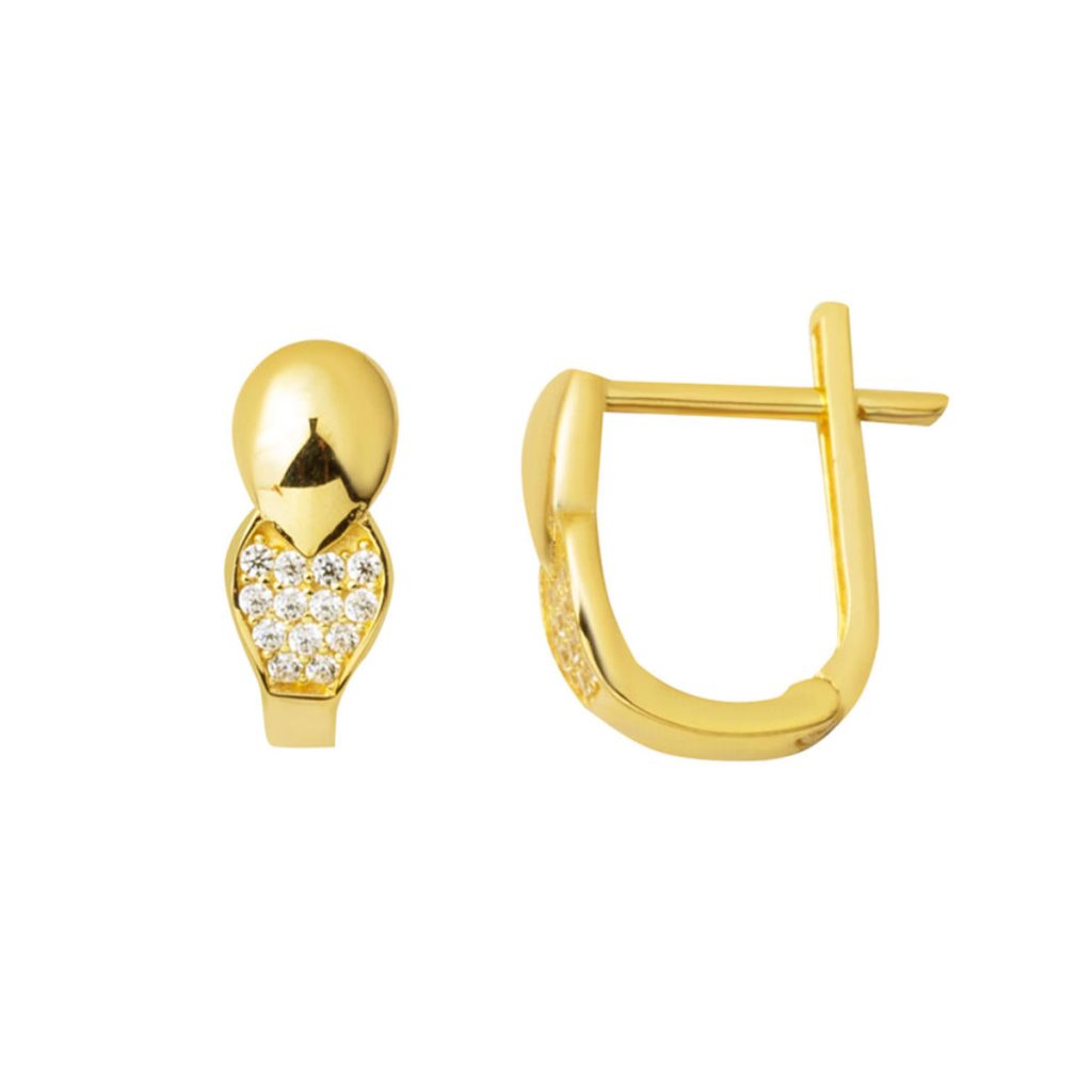 Yellow Gold Women's Earring
