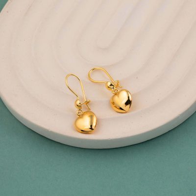 Cœur Sallantılı 22 Carats Or Boucle d'oreille - 22K - 3.2g - EZ Gold