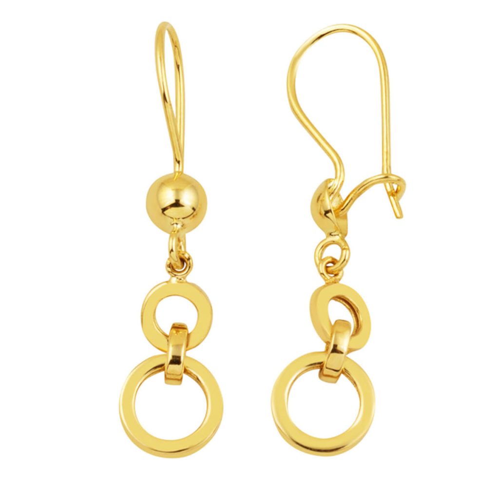 Drop Women's 14 Karat Gold Earring