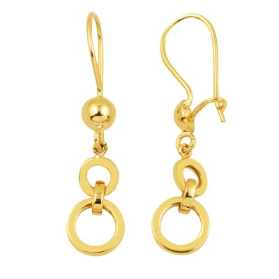 Sallantılı Femme 14 Carats Or Boucle d'oreille