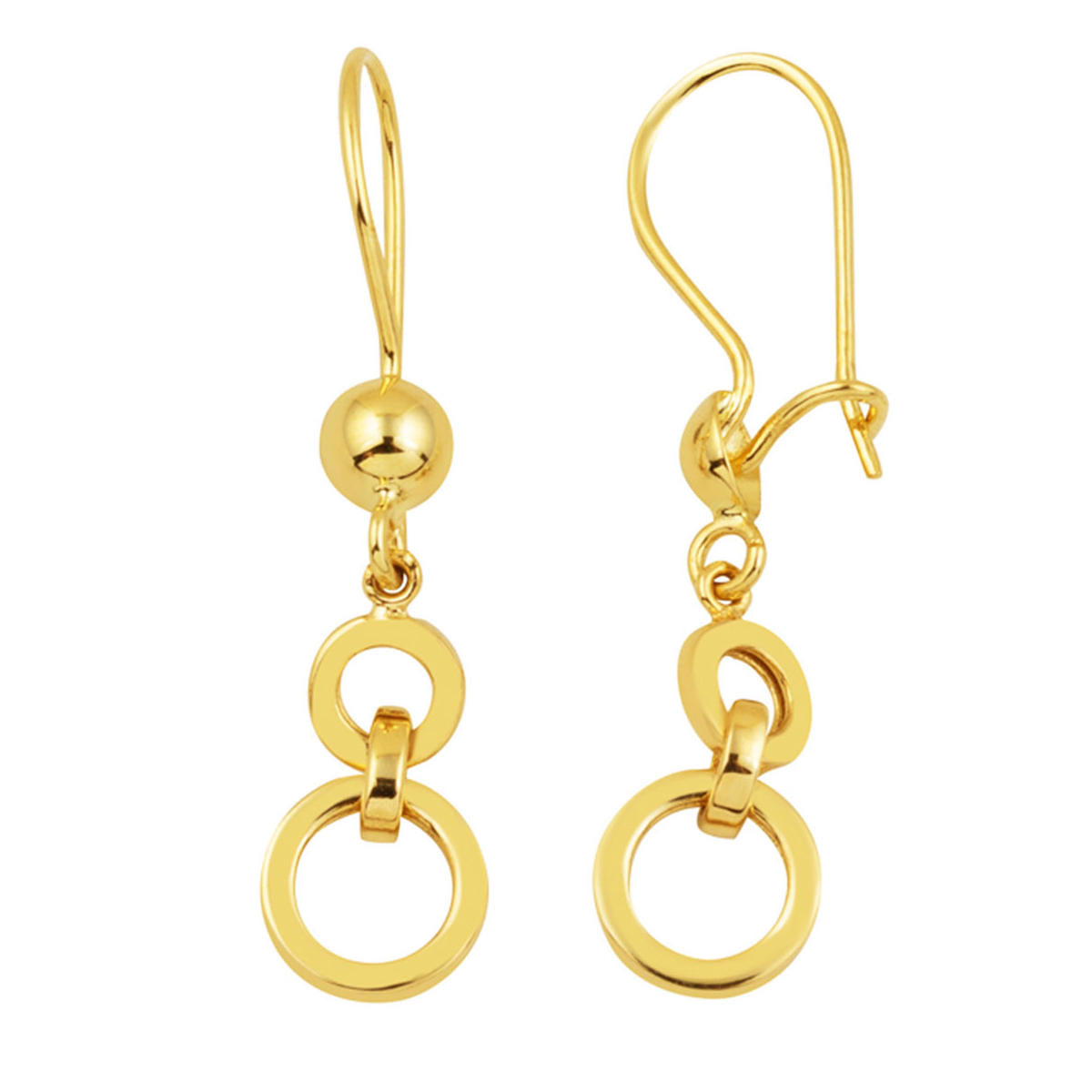 Pendante Femme 14 Carats Or Boucle d'Oreille