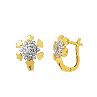 Kartanesi Design 14 Carats Or Boucle d'oreille