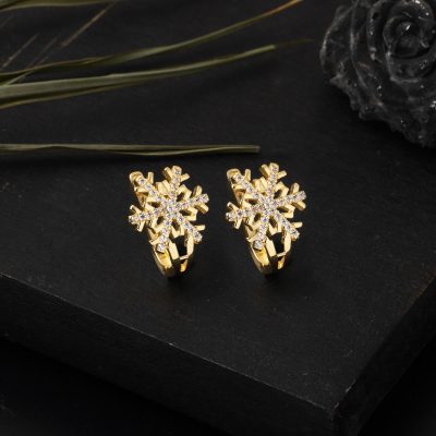 avec Pierres Kartanesi 14 Carats Or Boucle d'oreille - 14K - 4.3g - EZ Gold