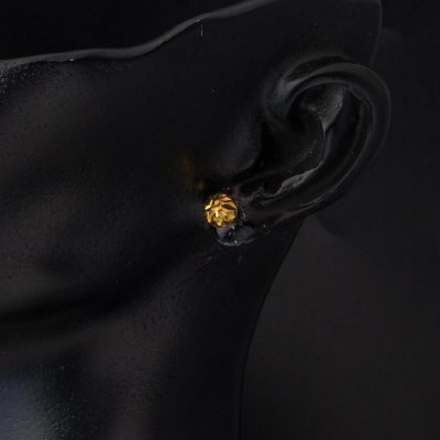 22 Carats Buzul Or Top Boucle d'oreille 6 mm. - 22K - 1.25g - EZ Gold