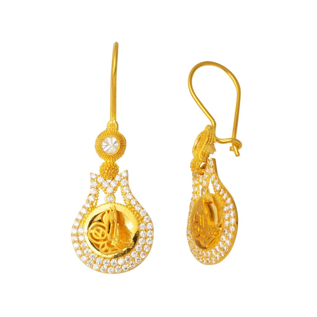 Lale Tughra Sarkıt Gold Earring